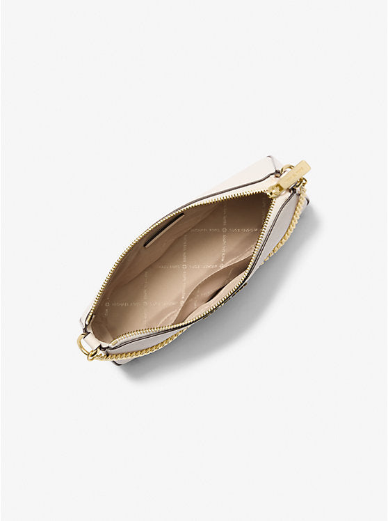 Michael Kors Jet Set Medium Saffiano Leather Crossbody Bag-LT CREAM - Hemen Teslimde