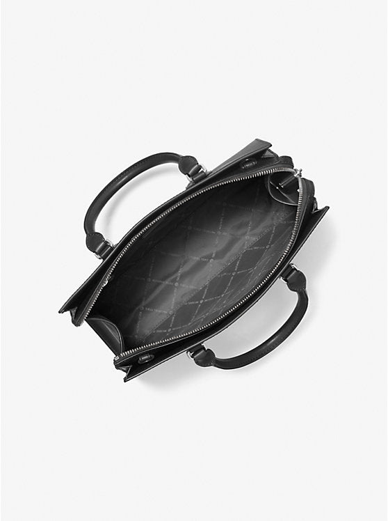 Michael Kors Sheila Medium Satchel-BLACK