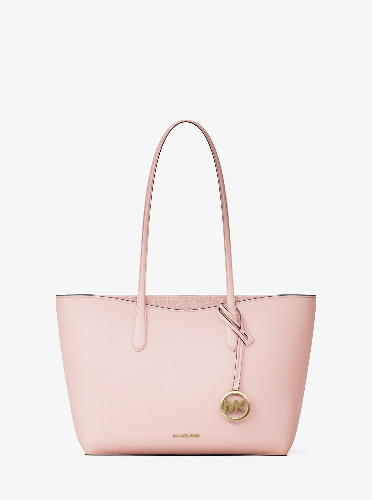 Michael Kors Arden Large Pebbled Leather Tote Bag- POWDER BLUSH