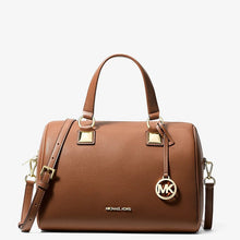 Michael Kors Grayson Medium Pebbled Leather Duffel Bag-LUGGAGE