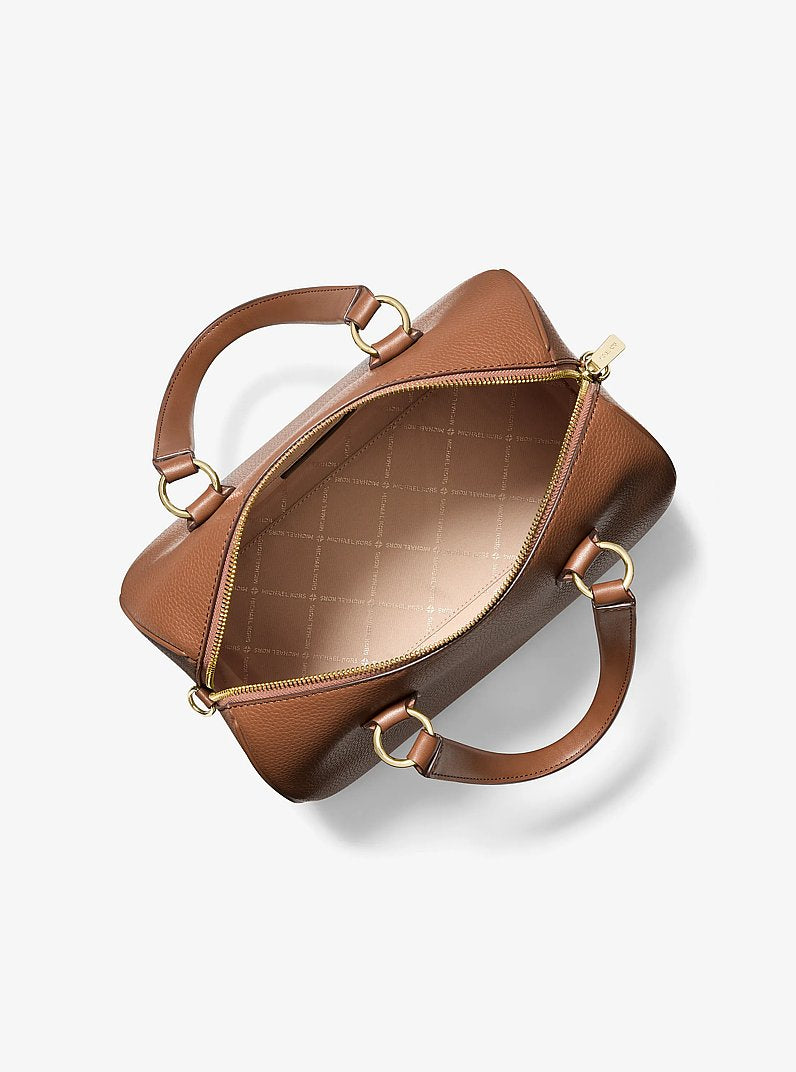 Michael Kors Grayson Medium Pebbled Leather Duffel Bag-LUGGAGE