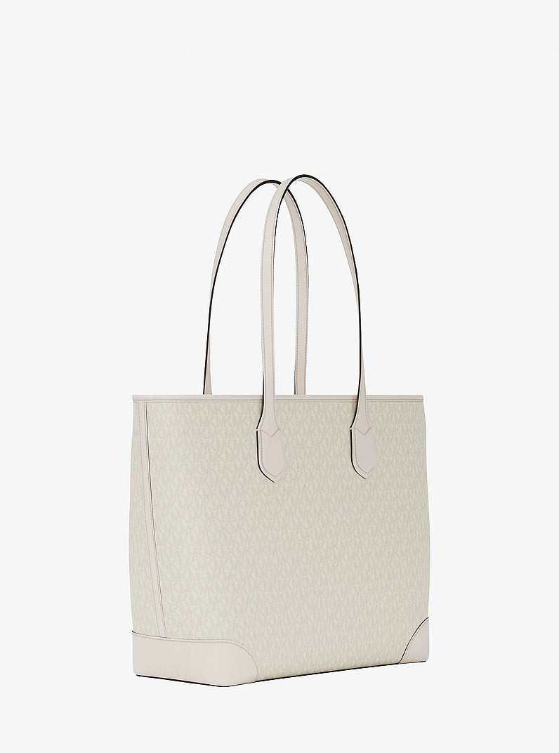 Michael Kors Eva Large Signature Logo Tote Bag-LT CRM MULTI