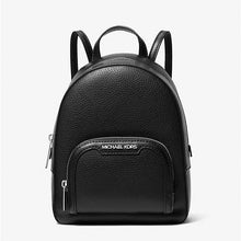 Michael Kors Jaycee Extra-Small Pebbled Leather Convertible Backpack-BLACK - Hemen Teslimde