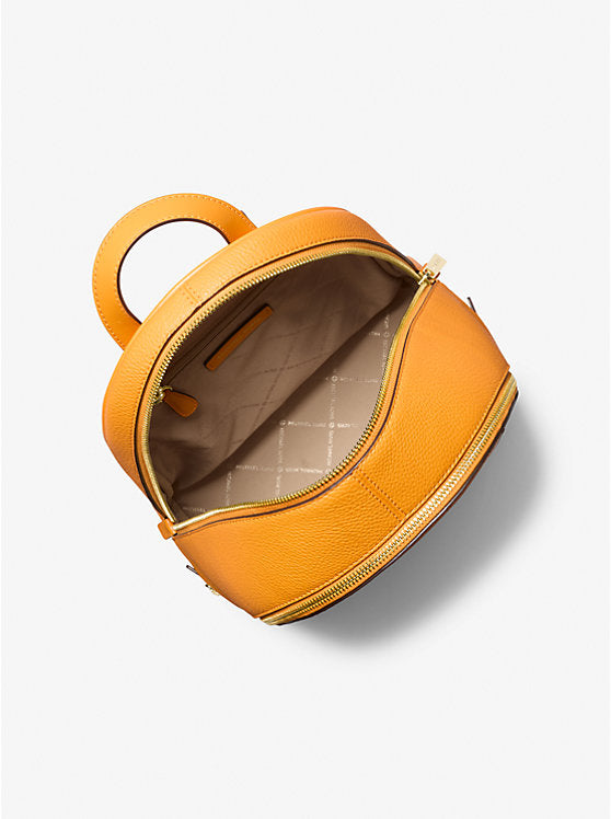 Michael Kors Rhea Medium Embellished Backpack-POP ORANGE