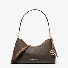 Michael Kors Sammy Small Signature Logo Convertible Crossbody Bag-BROWN