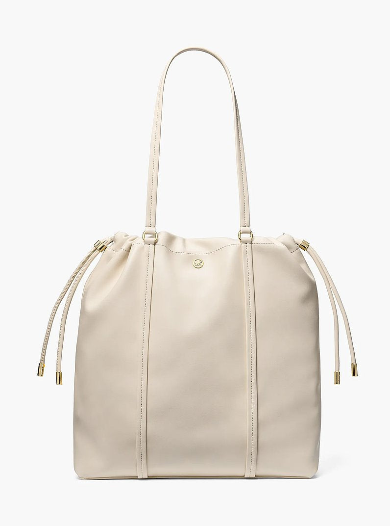 Michael Kors Matilda Large Cinch Tote Bag- LT CREAM