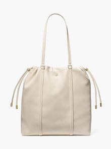Michael Kors Matilda Large Cinch Tote Bag- LT CREAM