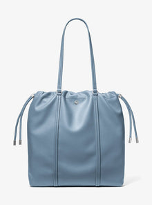Michael Kors Matilda Large Cinch Tote Bag-DENIM