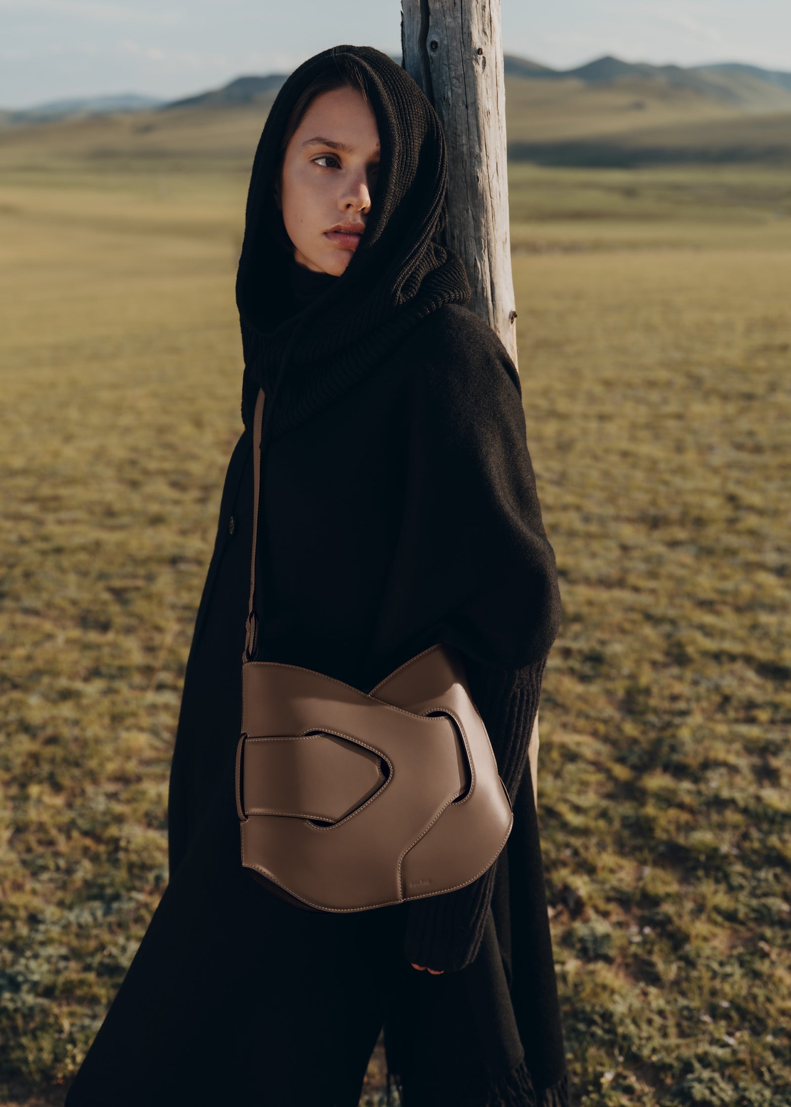 Polène Nodde Hobo Edition Smooth Root