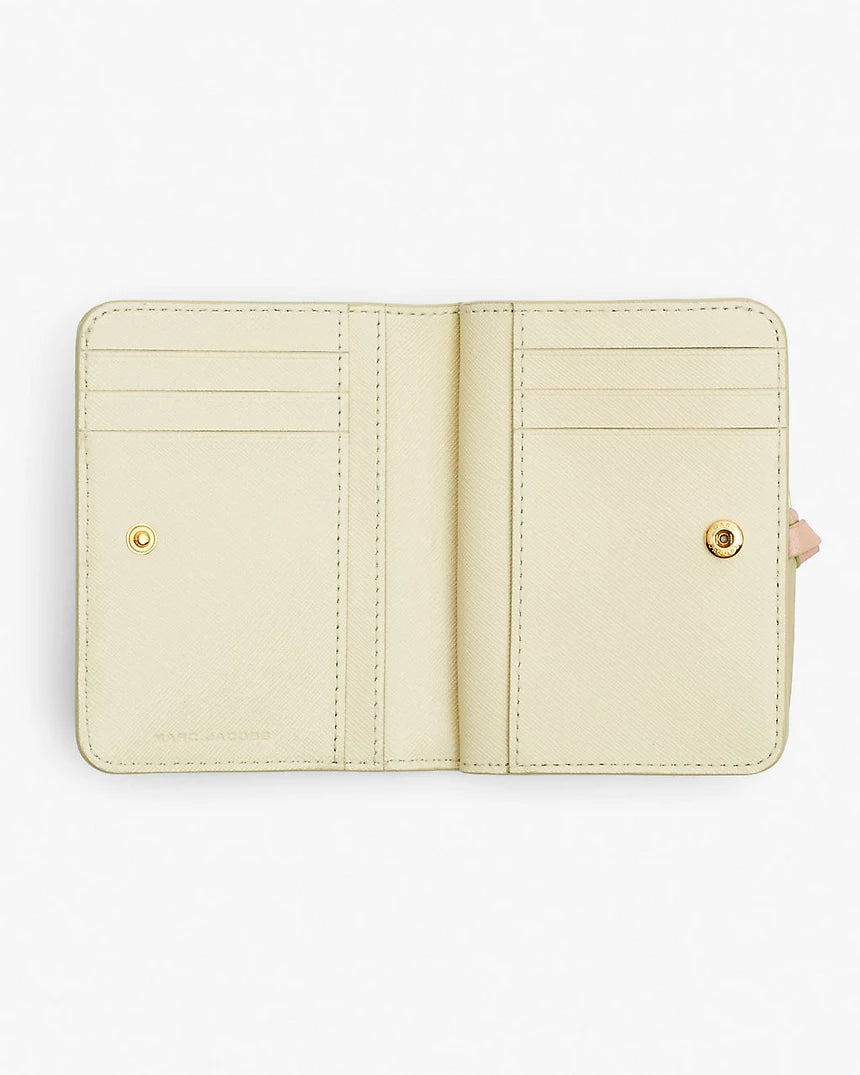 Marc Jacobs The Utility Snapshot Mini Compact Wallet Khaki Multi Deri Cüzdan