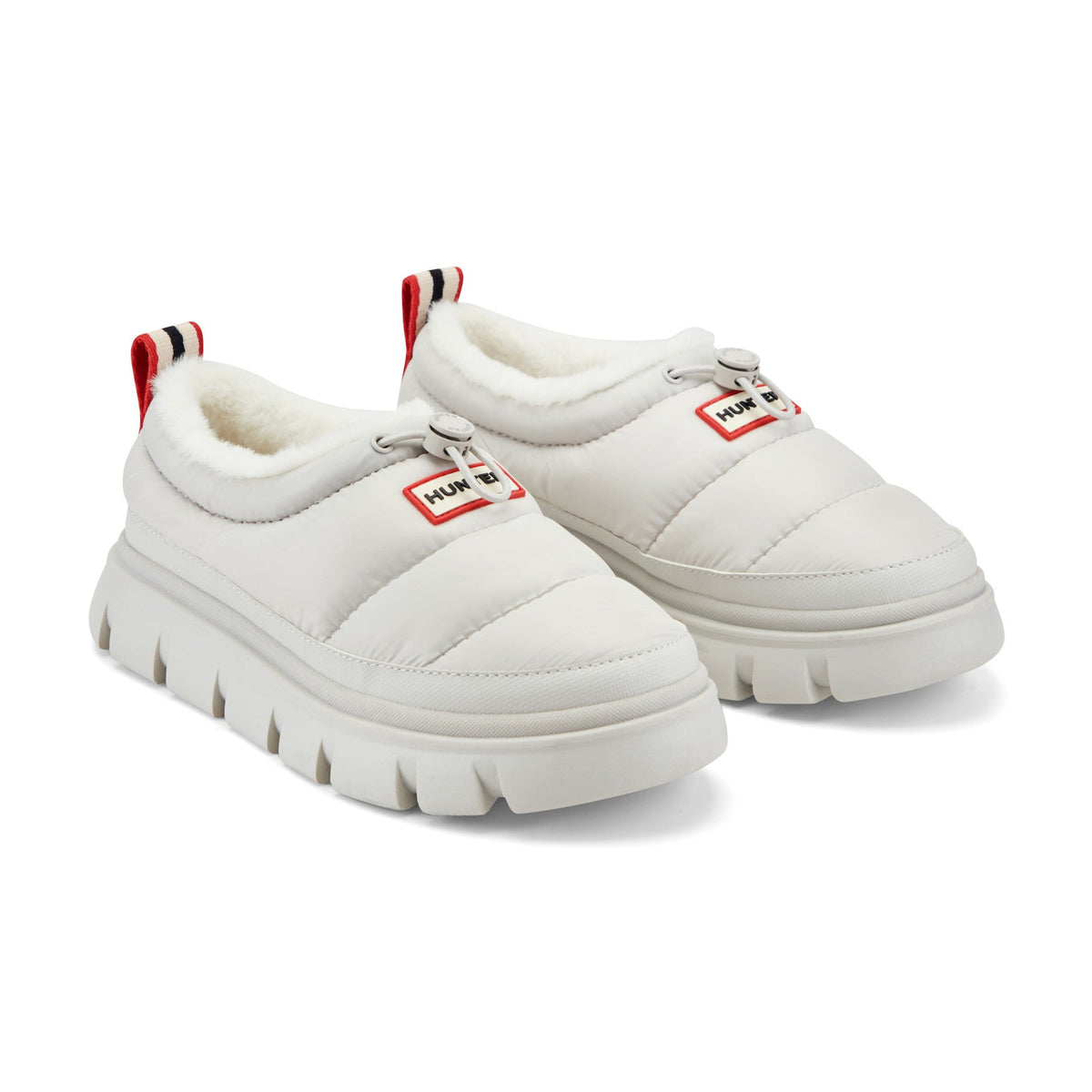Hunter Women's Madison Insulated Water Resistant Mules-Light Gray