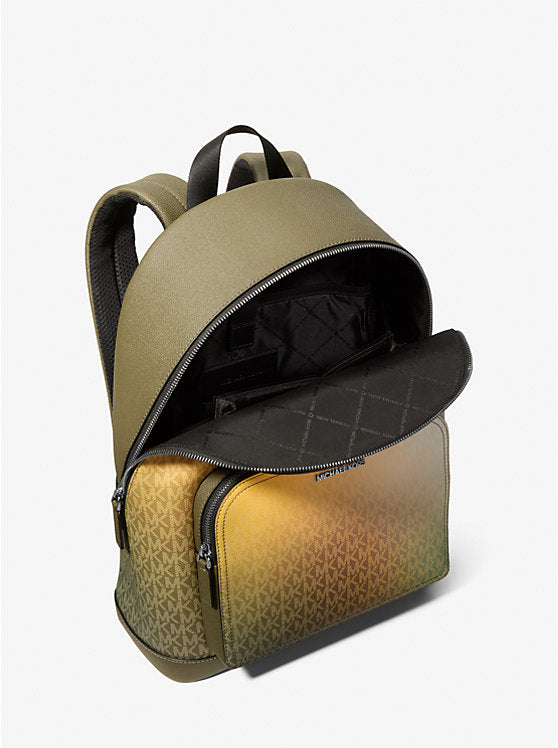 Michael Kors Cooper Ombré Signature Logo Backpack-OLIVE COMBO