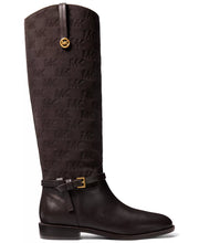 Michael Kors Women's Beverly Zipper Tall Boots-Chocolate Suede