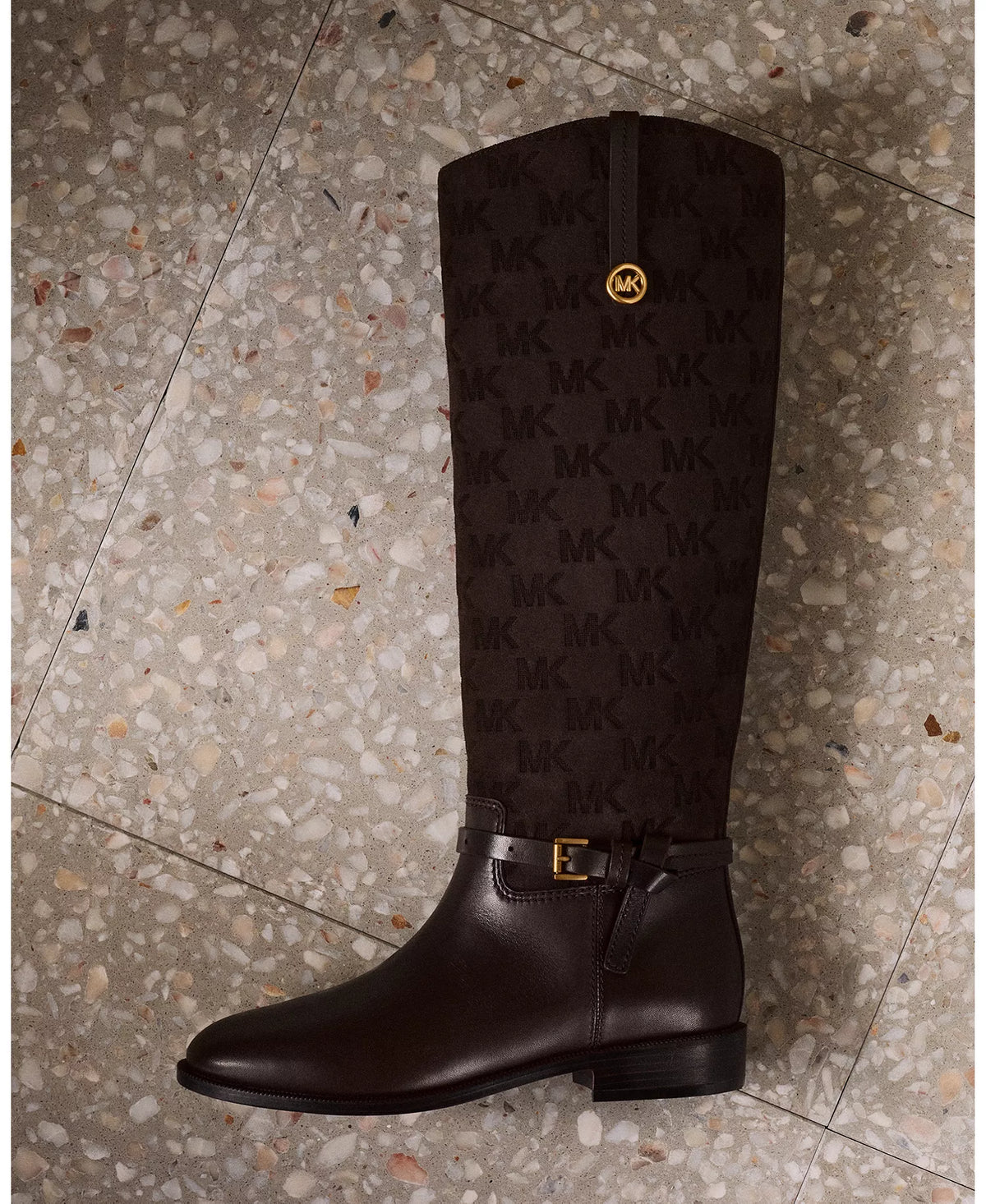 Michael Kors Women's Beverly Zipper Tall Boots-Chocolate Suede