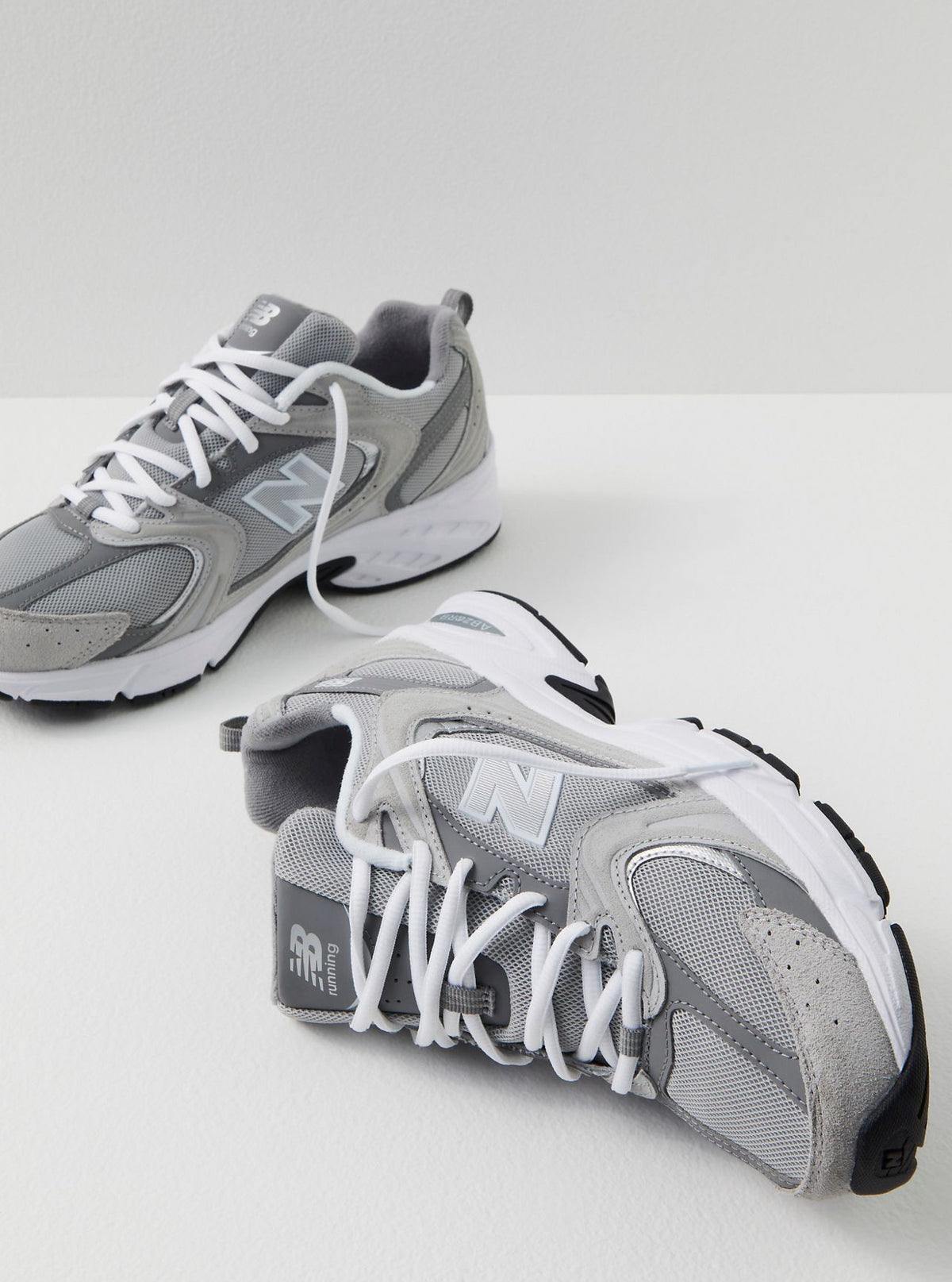 New Balance 530 -  Raincloud with Shadow Grey and Silver Metallic  - MR530CK
