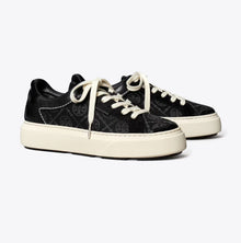 TORY BURCH T MONOGRAM LADYBUG SNEAKER - INVERTED BLACK/PERFECT BLACK