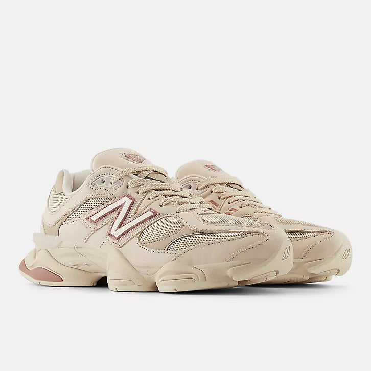 New Balance Bone with pink and sparrow 9060 Unisex Sneaker U9060ZGC