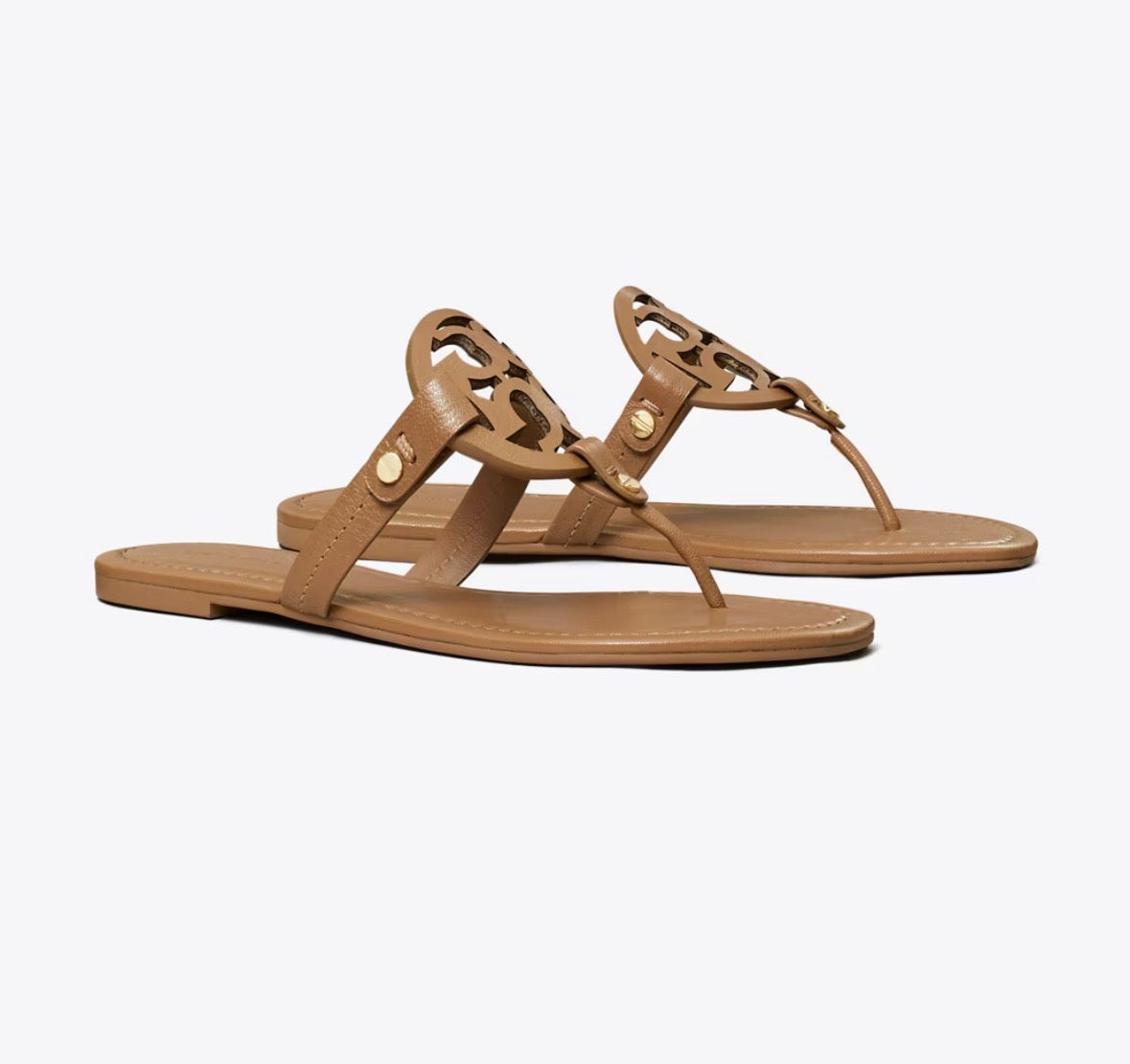 TORY BURCH MILLER SANDAL  -  almond flour
