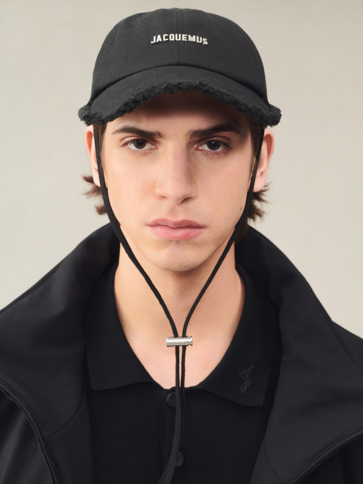 JACQUEMUS Unisex The Artichaut Cap- Black