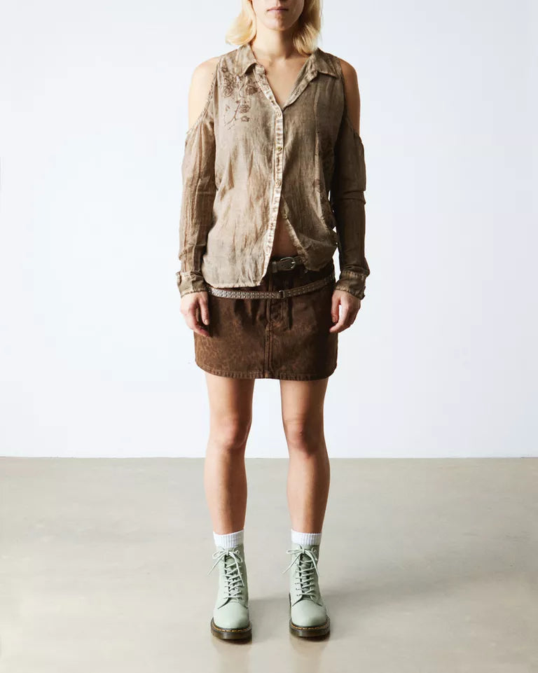 Dr. Martens 1460 Pascal Virginia Leather Lace Up Boots -  Sage Green — Virginia