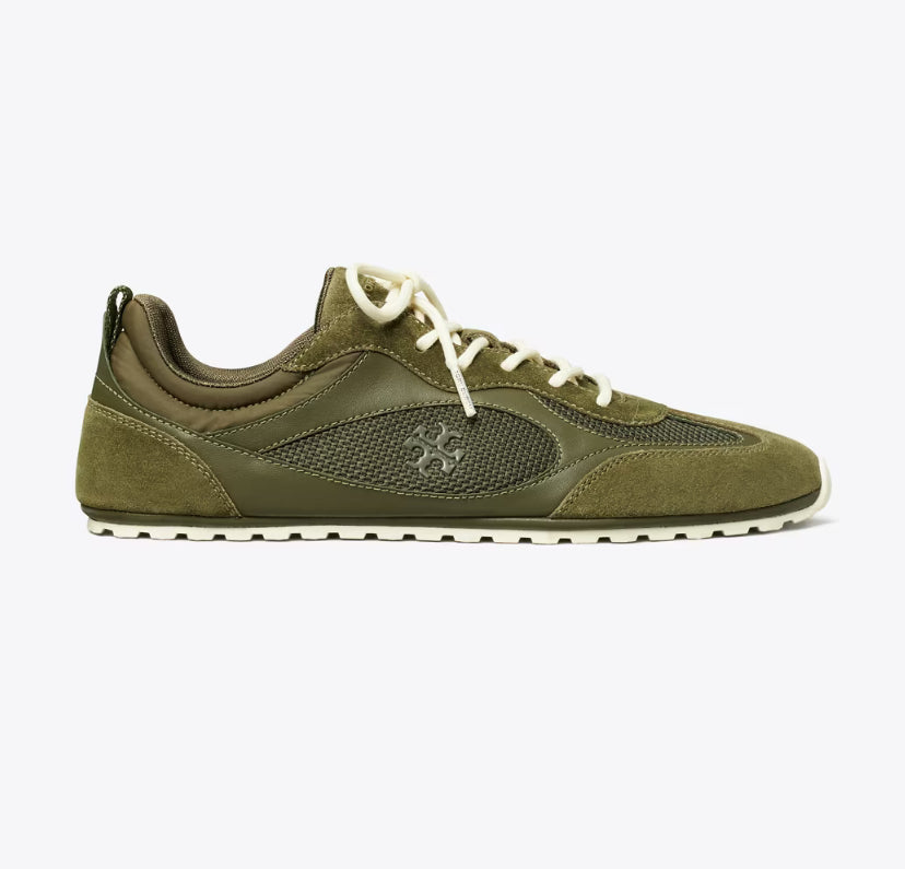 TORY BURCH FIELD SNEAKER - Dark Olive