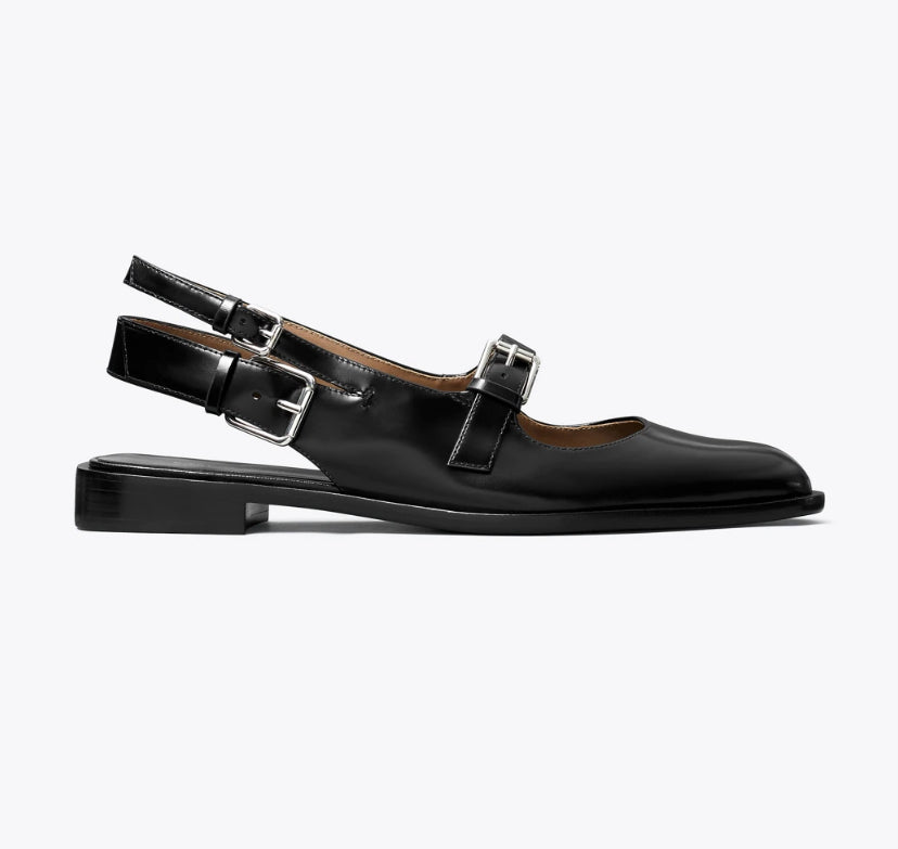 TORY BURCH MULTI-BUCKLE MARY JANE PERFECT BLACK