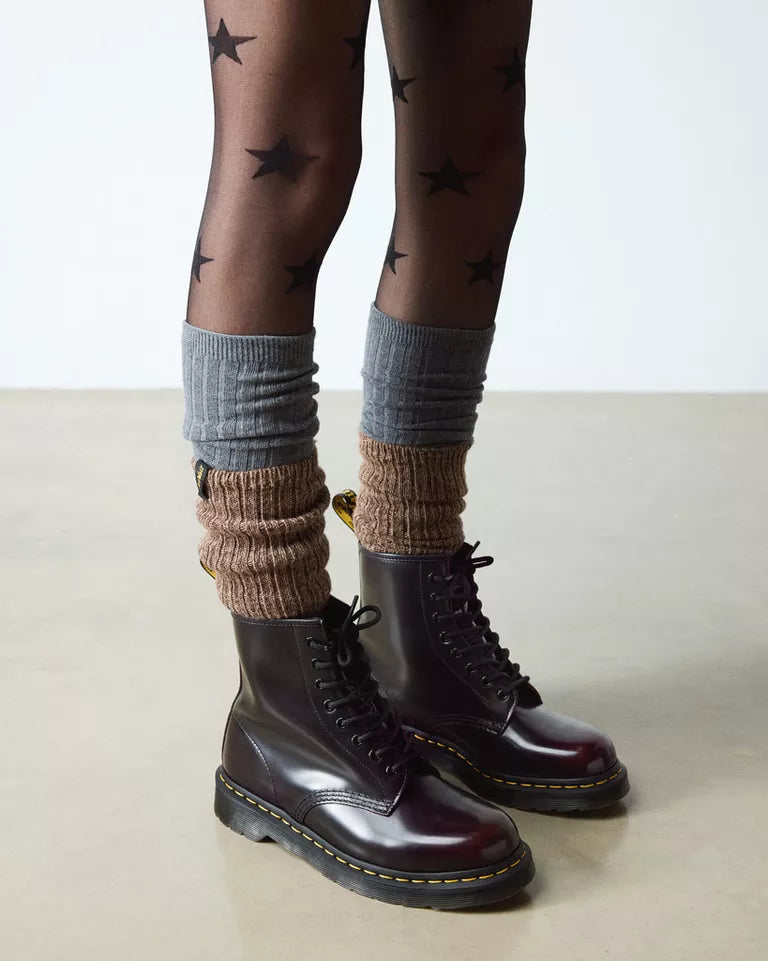 Dr. Martens Women  1460 Arcadia Leather Boots - CHERRY RED ARCADIA