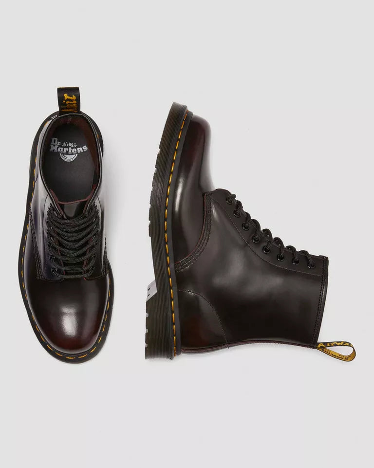 Dr. Martens Women  1460 Arcadia Leather Boots - CHERRY RED ARCADIA