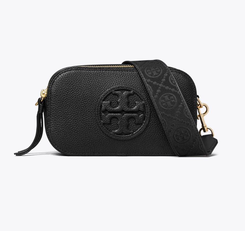 TORY BURCH MILLER MINI CROSSBODY BAG - BLACK