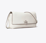 TORY BURCH CHARLIE WALLET CROSSBODY - bianco