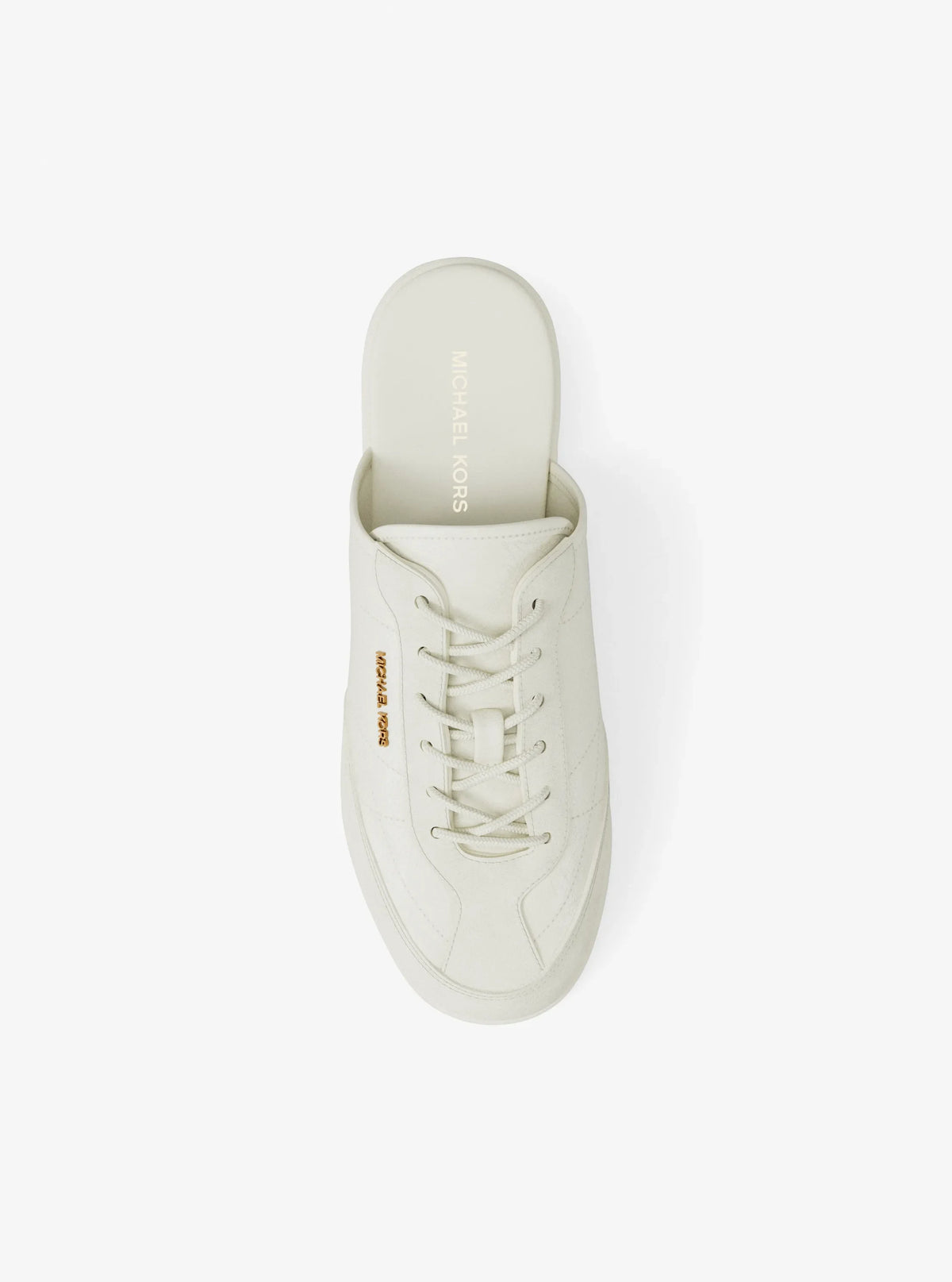 Michael Kors Nolan Leather Mule-EGGSHELL
