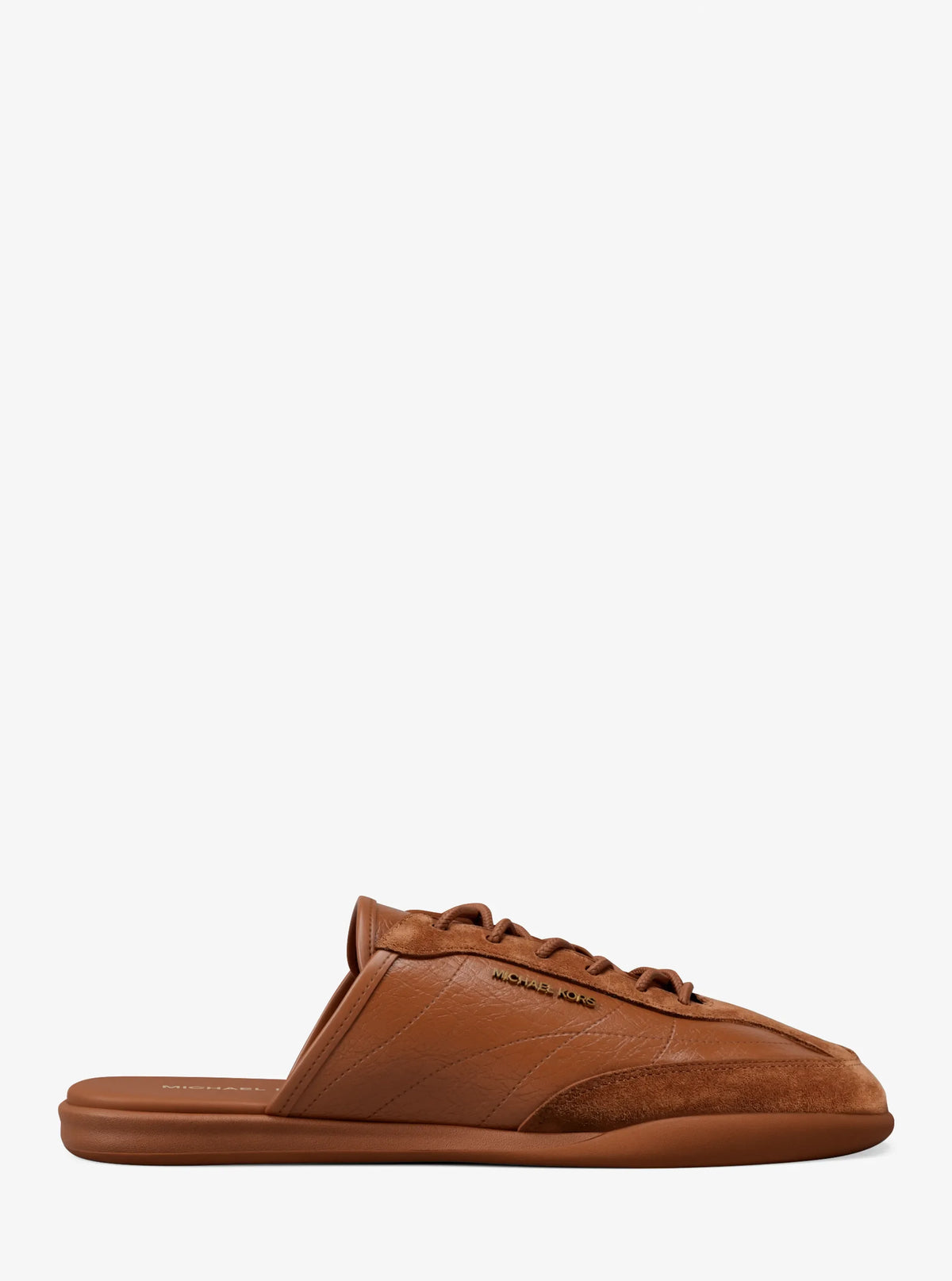 Michael Kors Nolan Leather Mule-LUGGAGE