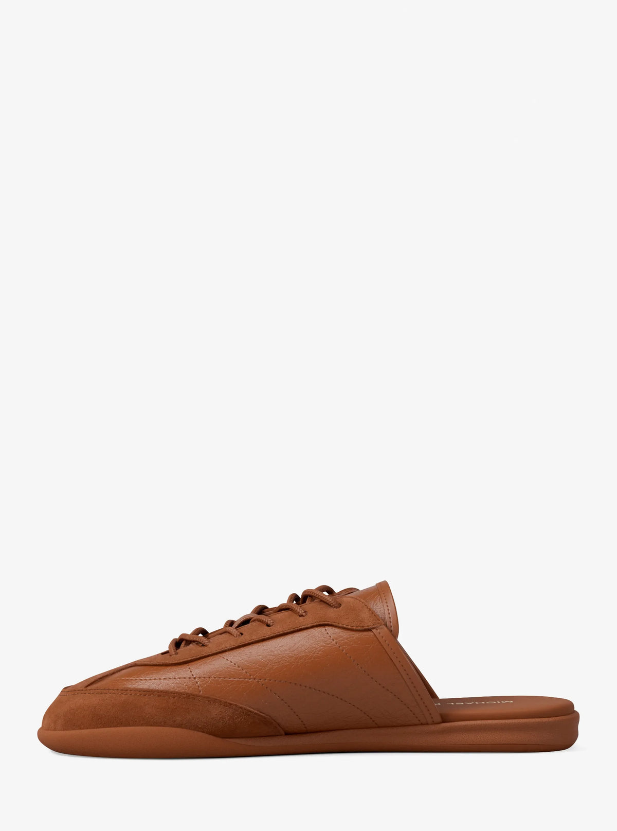 Michael Kors Nolan Leather Mule-LUGGAGE
