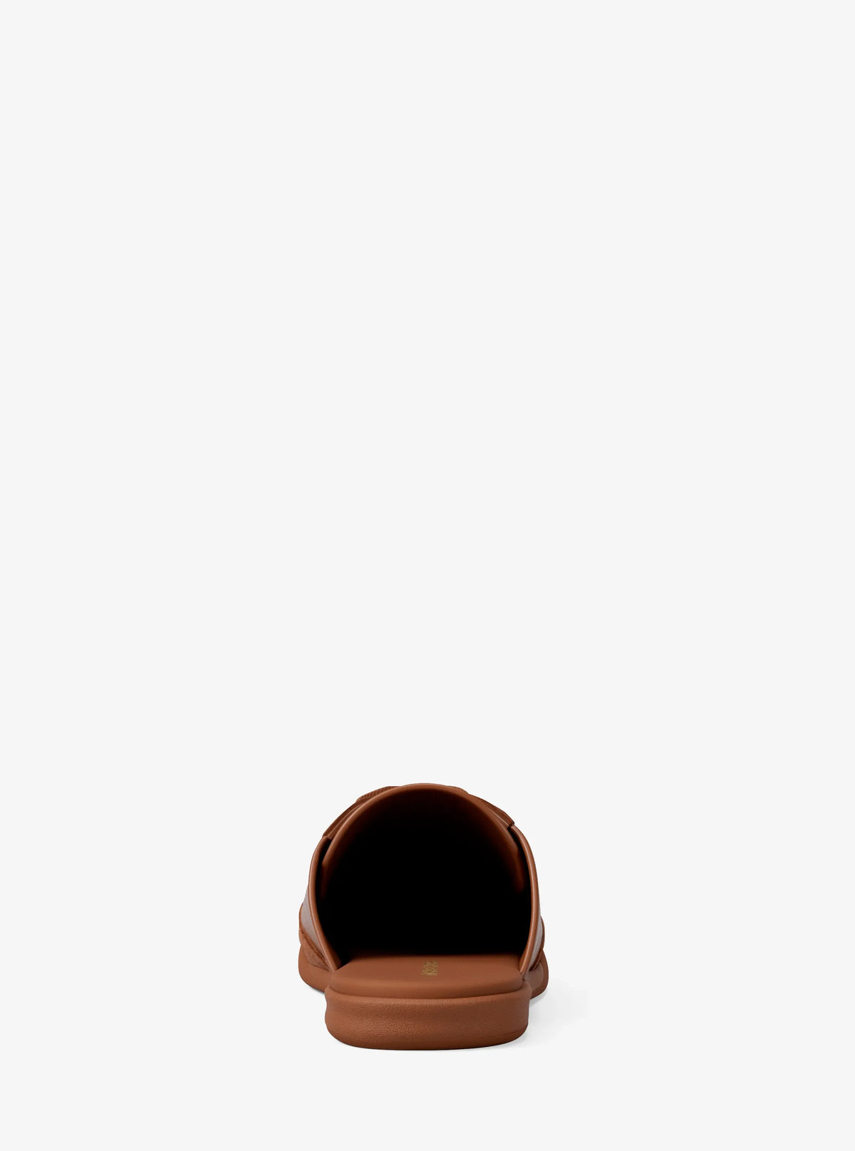 Michael Kors Nolan Leather Mule-LUGGAGE