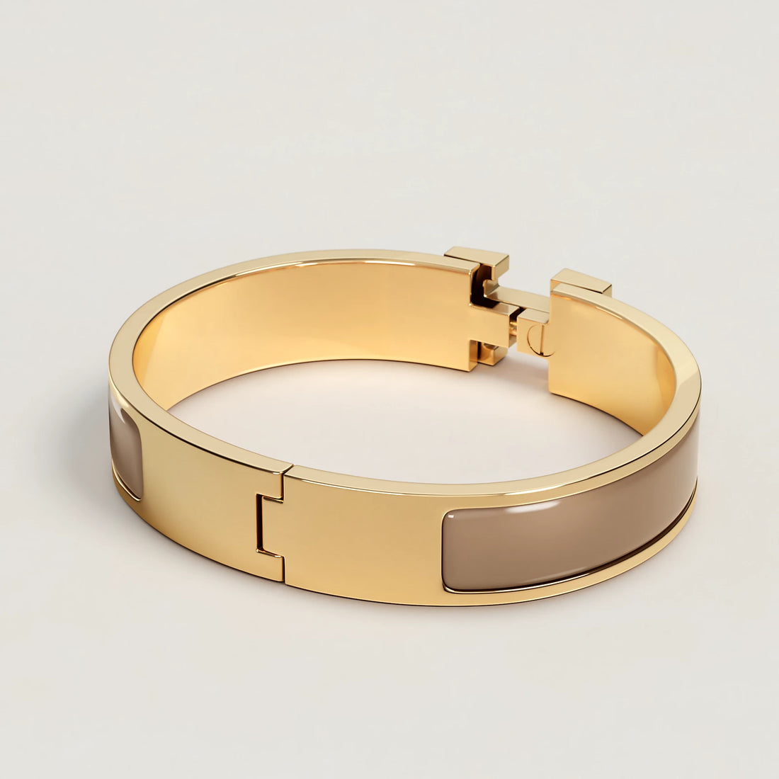 Hermes Clic H Bracelet Châtaigne