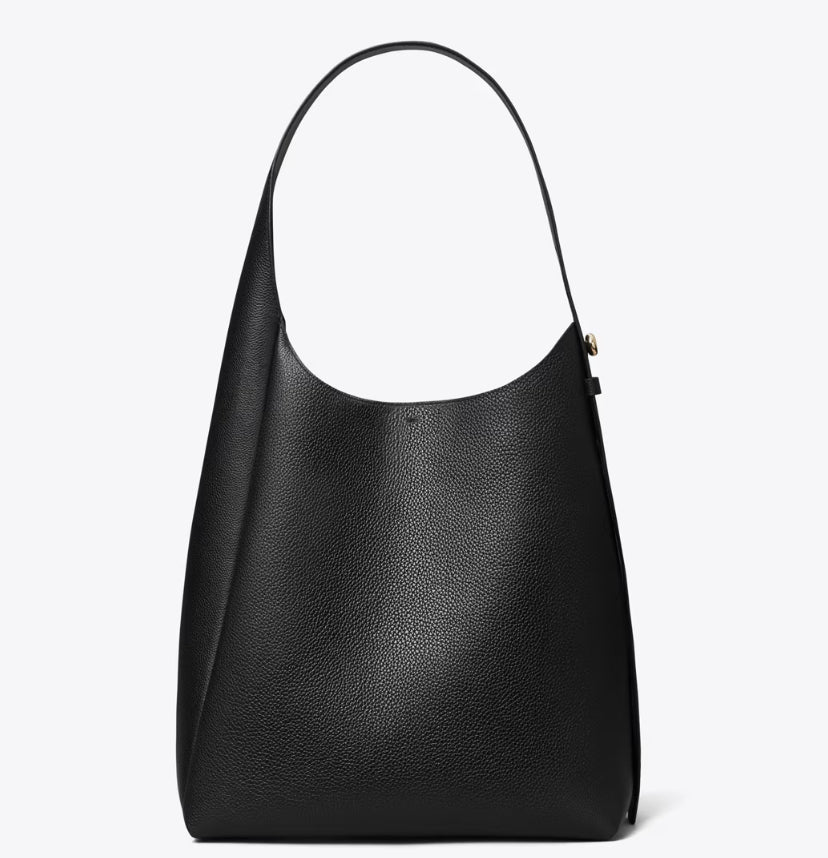 TORY BURCH ROMY HOBO BAG - BLACK