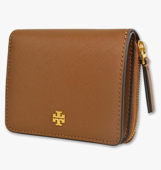 Tory Burch Emerson Mini Wallet Deri Cüzdan Taba