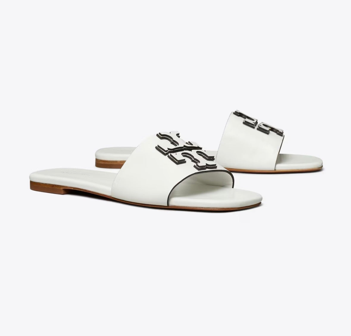 TORY BURCH INES SINGLE-BAND SLIDE  -   gardenia