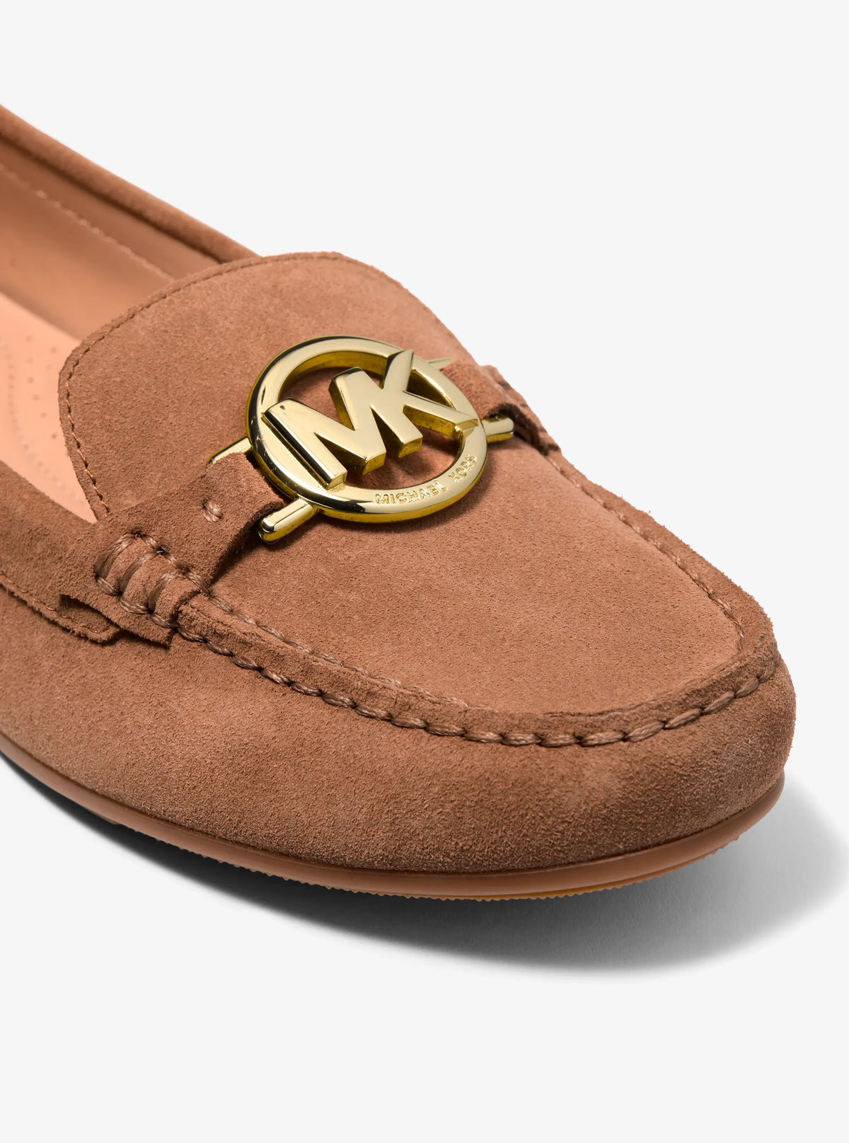 Michael Kors Fulton Suede Loafer-LUGGAGE