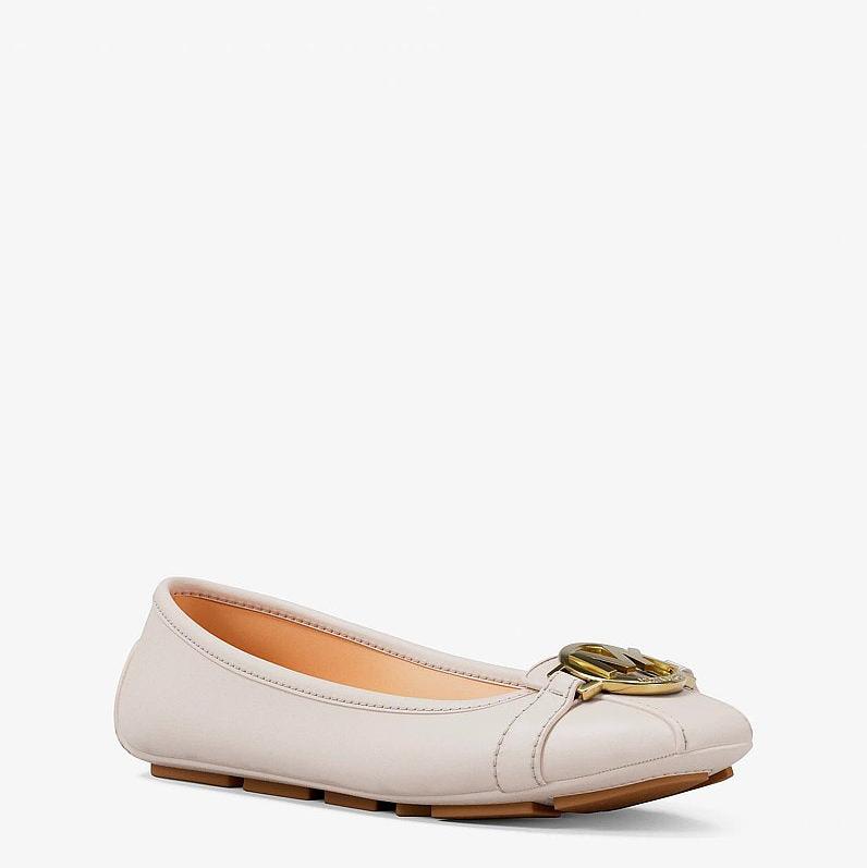 Michael Kors Fulton Leather Moccasin- LT CREAM