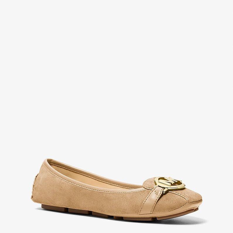 Michael Kors Fulton Suede Moccasin-CAMEL