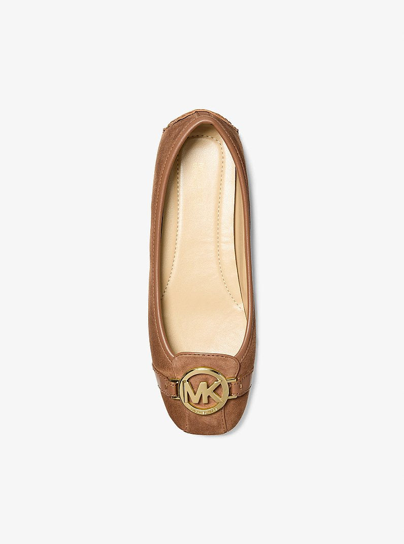 Michael Kors Fulton Suede Moccasin-LUGGAGE