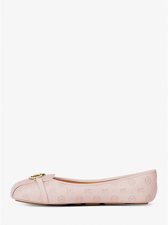 Michael Kors Fulton Logo Debossed Moccasin-POWDER BLUSH
