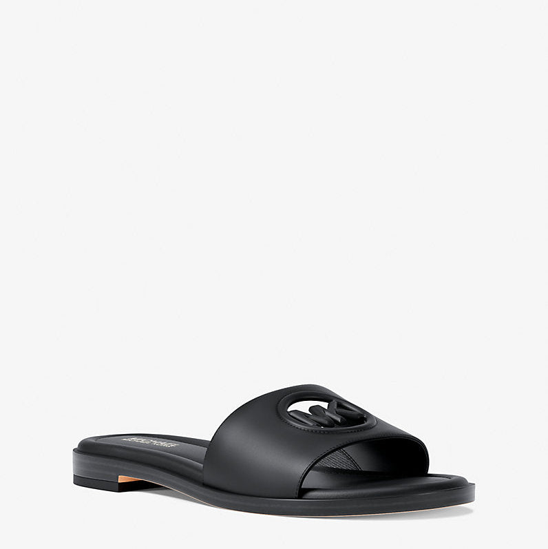Michael Kors Carissa Slide Sandal-BLACK