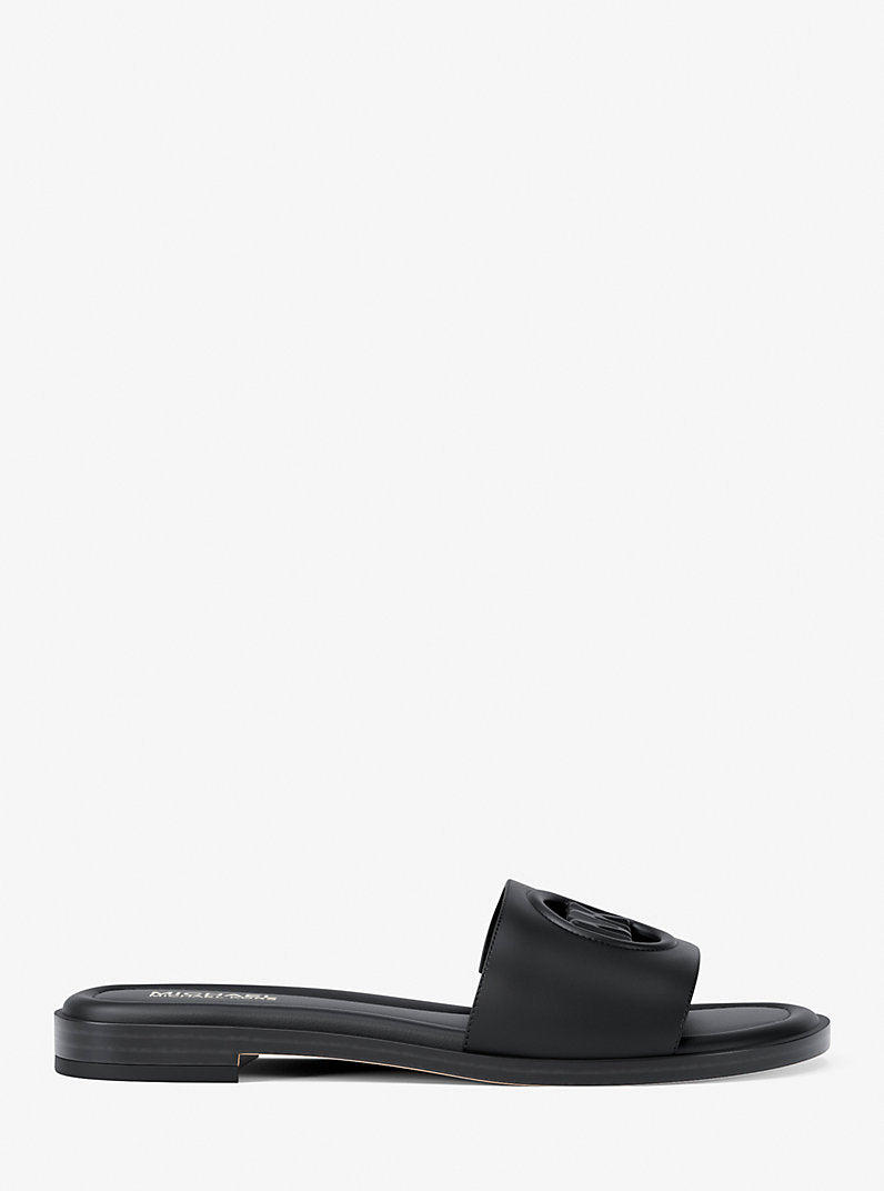 Michael Kors Carissa Slide Sandal-BLACK