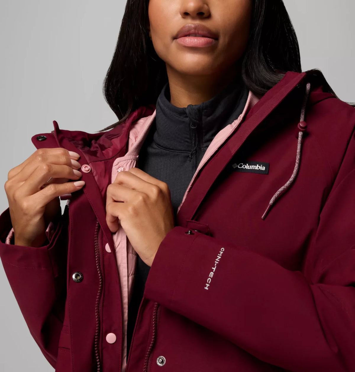 Columbia Women's Montara Park™ Interchange Jacket -  Rich Wine