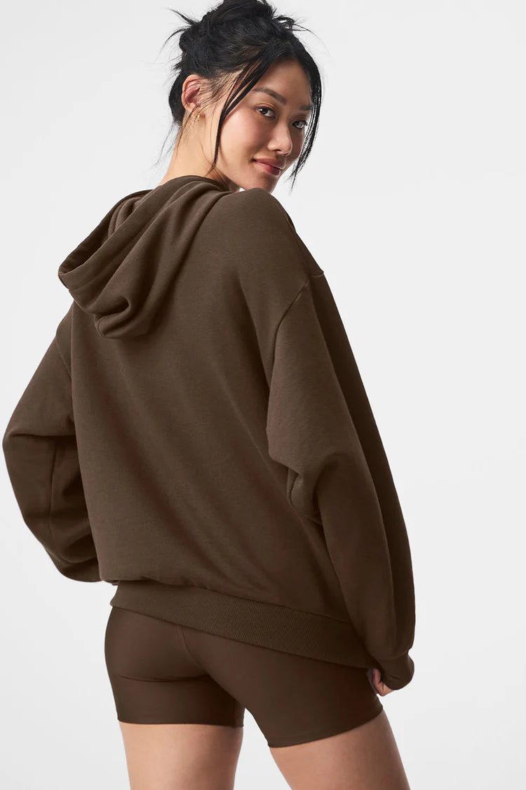 Alo Yoga Women's Accolade Hoodie - Espresso