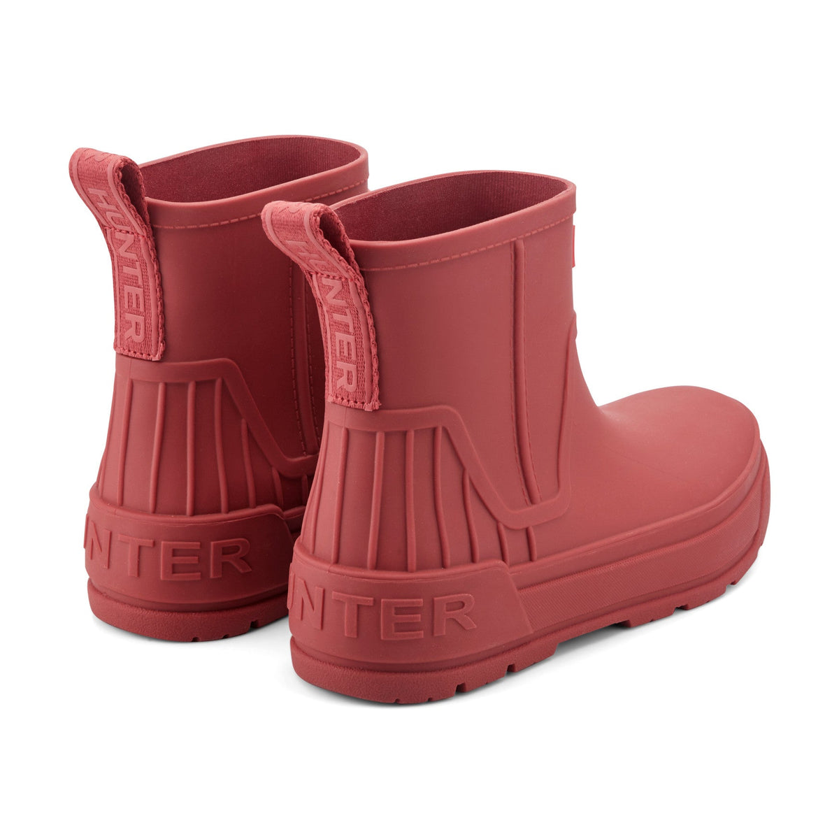 Hunter Women's Wales Waterproof Rain Booties -Medium Red