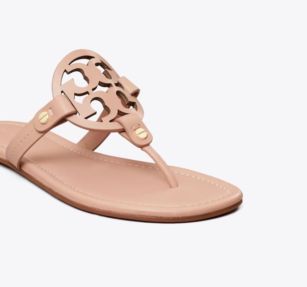TORY BURCH MILLER SANDAL  -  light sand