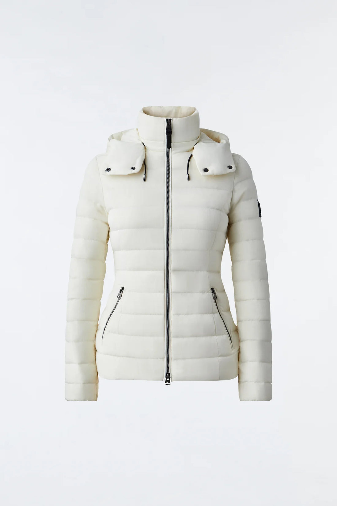 Mackage MICHI Agile-360 stretch light down jacket with hood Cream